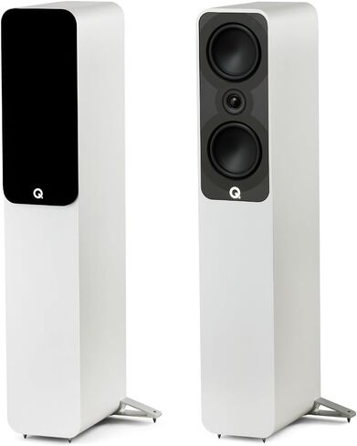 Q Acoustics 5040 Floorstanding Speaker Santos Rosewood Single Speaker - 2 | Cold weld termination for low resistance, New spring-loaded Forté pin for improved contact in Kuwait