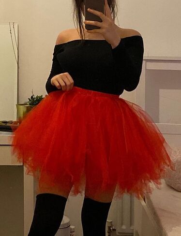 Adult Pink Tutu Skirts for Women,Tutu Layered Tulle Tutu Skirt Ballet Bubble Dance Party Halloween Tutu Costume Pink M in Saudi Arabia