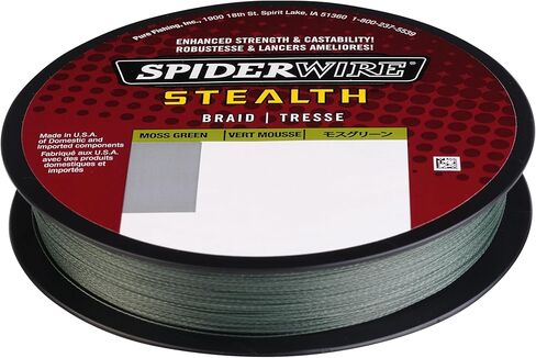 SpiderWire Stealth® Superline, Hi-Vis Yellow, 80lb | 36.2kg, 125yd | 114m Braided Fishing Line, Suitable for Freshwater and Saltwater Environments in Saudi Arabia