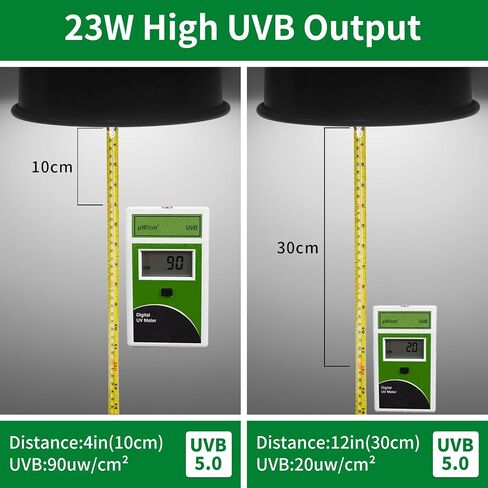 UVA UVB Reptile Light-15W 5.0,Tropical & Sub-Tropical Terrarium Compact Fluorescent Lamp,UVB Reptile Light Bulb for Snake,Chameleons,Iguanas in Saudi Arabia