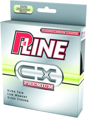 بكرة حشو فاخرة مطلية بالفلوروكربون من P-Line CX (300 ياردة، 12 رطل، أخضر فلورسنت) in Saudi Arabia