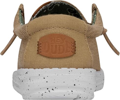Hey Dude Wally Youth Washed Canvas Black Size 11 | Boy's Loafers | Boy's Slip On Shoes | Comfortable & Light Weight in Saudi Arabia