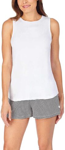 Jane and Bleecker Womens 3 Pack Lounge Tank Top (Black/Heather Grey/Black, Medium, m) in Kuwait