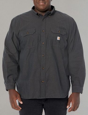 Carhartt Men's Loose Fit Midweight Chambray Long-Sleeve Shirt in Saudi Arabia