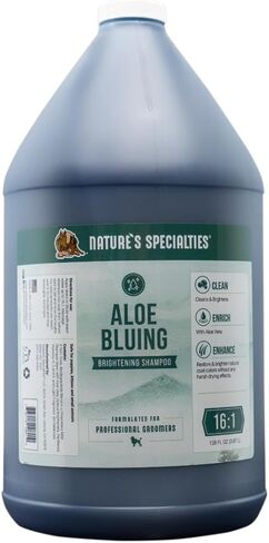 شامبو تفتيح بصري من شركة Nature's Specialities للكلاب والقطط، غير سام وقابل للتحلل البيولوجي، 2 أونصة (BLU02) in Saudi Arabia