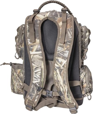 Cupped Waterfowl Hunting Backpack/Bag, Durable Duck Hunting Bag with Waist Belt & Waterproof Bottom, Mossy Oak Bottomland Camo in Kuwait