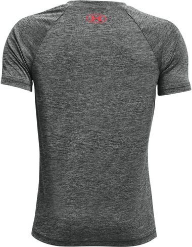 Under Armour Boys' Tech Split Logo Hybrid Short-Sleeve T-Shirt in Saudi Arabia