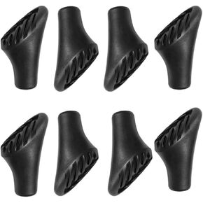 6 Pcs Trekking Pole Tips Replacement Protectors, Trekking Pole Tips for Walking Sticks Rubber Tips for Hiking Sticks, Fits Most Standard Walking Sticks Shock Absorbing in Saudi Arabia