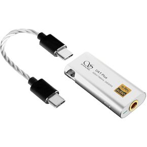 SHANLING UA1 Plus Headphone Amplifier, Portable USB DAC/AMP,Dual 43131 DAC,CT701 USB Receive Chip,Support Up to 768kHZ/32bit,DSD256,80mW@32Ω Output,Android app Control (Black) in Kuwait