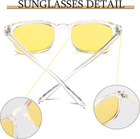D Lolylad Night Vision Glasses, Polarized Glasses,Fit over Men Women Anti Glare HD Night Driving Glasses in Kuwait