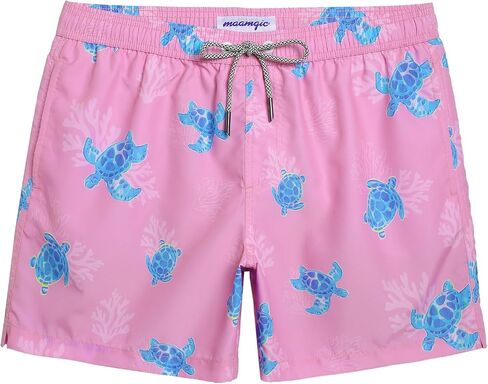 maamgic Mens Swim Trunks 5" with Mesh Lining Quick Dry Bathing Suits for Men Swim Shorts Swimwear Large in Kuwait
