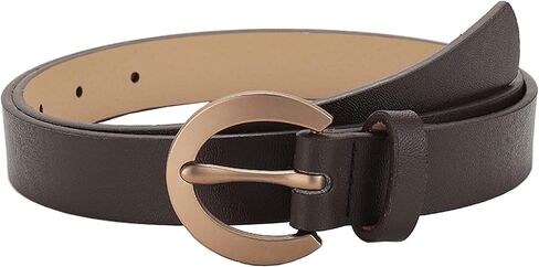 توتبيد احزمة دائرية من الجلد الصناعي للنساء للجينز والسراويل والفساتين in Kuwait