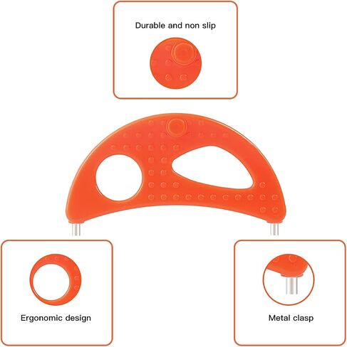 Crescent Tool Compatible for Jack Lalanne Power Juicer CL003AP E1188 E1189 MT1000 Juicer Replacement Parts (Orange) in Saudi Arabia
