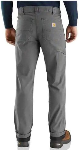 Carhartt Men's Rugged Flex Relaxed Fit Canvas Flannel-Lined Utility Work Pant in Saudi Arabia