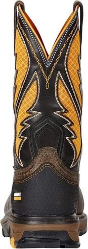 Ariat Mens Intrepid VentTEK Composite Toe Work Boot Bruin Brown/Sassy Orange 11 Wide in Saudi Arabia