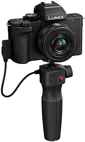 Panasonic LUMIX G100 4k Mirrorless Camera, Lightweight Camera for Photo and Video, Built-in Microphone, Micro Four Thirds with 12-32mm Lens, 5-Axis Hybrid I.S., 4K 24p 30p Video, DC-G100VK (Black) in Saudi Arabia