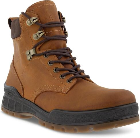 ECCO Men's Track 25 Waterproof Plain Toe Tie Hiking Boot, Amber Nubuck, 15-15.5 in Saudi Arabia