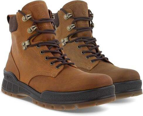 ECCO Men's Track 25 Waterproof Plain Toe Tie Hiking Boot, Amber Nubuck, 15-15.5 in Saudi Arabia