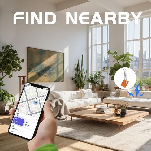 Wallet Finder RFID Blocking Card IP68 Item Tracker مع مشبك إعادة الشحن، يعمل مع Apple Find My APP والشبكة (iOS فقط) in Kuwait