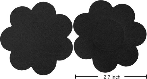 30 Pairs Nipple Breast Covers, Sexy Breast Pasties Adhesive Bra Disposable with 3 Round Beige in Saudi Arabia