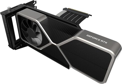 كولر ماستر طقم حامل بطاقات رسومات عمودي 2 كابل رافع بمنفذ PCIe 4.0 × 16-165 ملم in Kuwait