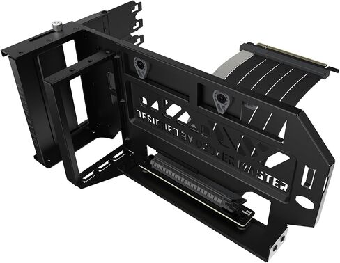 كولر ماستر طقم حامل بطاقات رسومات عمودي 2 كابل رافع بمنفذ PCIe 4.0 × 16-165 ملم in Kuwait