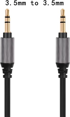 FAAEAL ATH-M50xBT Coiled Audio Cable Aux Cord Compatible with Audio Technica ATH-M50xBT2 SR50BTBK S700BT Wireless Headphones,3.5mm(1/8") Extension Wire with 6.35mm(1/4") Adapter 14ft in Kuwait