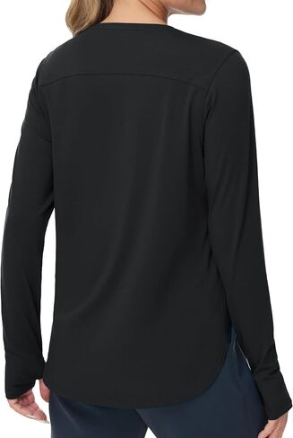THE GYM PEOPLE Women's Long Sleeve Workout Shirts Lightweight Cotton Running Yoga Tops with Thumb Hole in Saudi Arabia