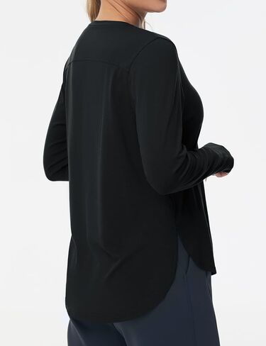 THE GYM PEOPLE Women's Long Sleeve Workout Shirts Lightweight Cotton Running Yoga Tops with Thumb Hole in Saudi Arabia