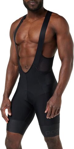 POC Essential Road Vpds Bib Short - Men's Uranium Black/Uranium Black, L in Saudi Arabia