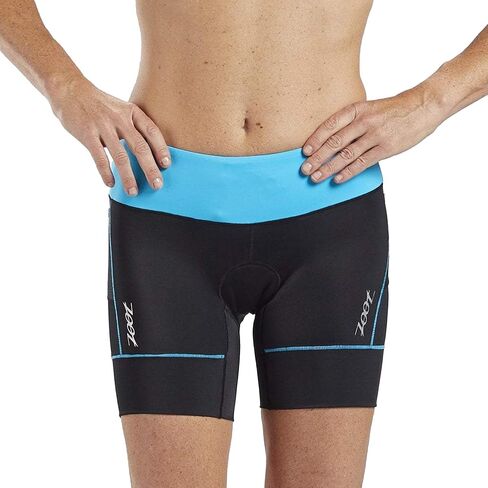 Zoot Women’s Core 6-Inch Tri Shorts, Quick Dry Performance Triathlon Short with Cycling Chamois Pad, Pockets & UPF 50+ Fabric in Kuwait