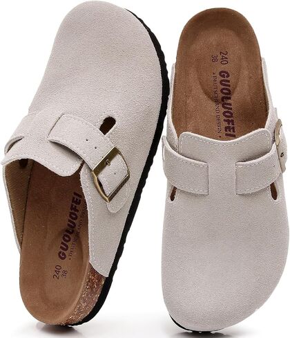 Clogs For Women, Womens Clogs And Mules House Slipers With Arch Support And Adjustable Buckle in Kuwait