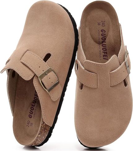 Clogs For Women, Womens Clogs And Mules House Slipers With Arch Support And Adjustable Buckle in Saudi Arabia