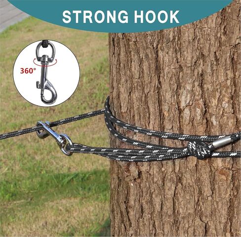 Reflective Cat Leash -50FT Cat Cable Out Escape Proof Walking Leads Yard Long Durable Safe Personalized Extender Leash Traning Play Outdoor for Puppies/Kittens/Rabbits/Small Animals in Kuwait