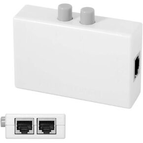 CY RJ45 Splitter Adapter,STP UTP Cat6 RJ45 8P8C Plug to Dual RJ45 Network Ethernet Splitter Switcher Adapter 2Pcs/Set in Kuwait