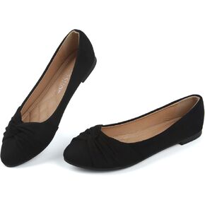 حذاء نسائي من MUSSHOE بدون كعب مريح للنساء ذو سلاسل مريحة بدون كعب حذاء مسطح بمقدمة مدببة للنساء in Kuwait