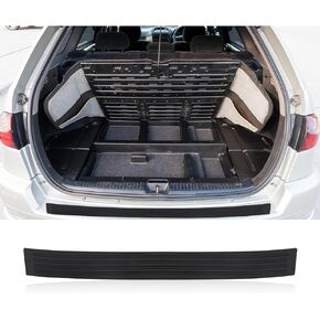 Dohia Car Rear Bumper Protector Car SUV Vans Universal Rubber Anti-Scratch Trunk Exterior Accessories Non-Slip Vehicle Bumper Protection Strip 35.4×3.1 Inches ST3-BXFBHT
