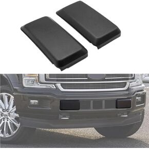Front Bumper Guards Pads Cover Compatible with Ford F-150 F150 2018 2019 2020 Right and Left, 2 Pcs Insert Replacements, Black
