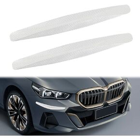 2 PCS Bumper Guard Strip, Car Bumper Guard, Front Bumper Decorative Strip, Car Bumper Anti-Scratch Strips for Cars SUV Pickup Truck (Black)