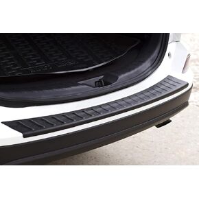 Rear Bumper Protector for Toyota RAV4 2013-2018, Black ABS-Plastic, RAV4 Bumper Protector with 3M Tape, RAV4 Rear Bumper Guard, 2mm Shagreen Covering, Custom Fit Bolt-On Tuning Item