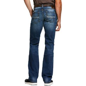 Ariat Male M7 Rocker Stretch Nassau قابل للتكديس مستقيم الساق جان ساميت 35W x 34L in Saudi Arabia