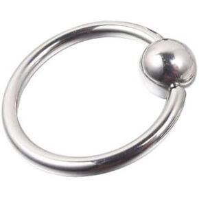 Big Stainless Steel Captive Hoop Rings BCR PA Ring Nipple Body Piercing Jewelry