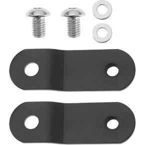 eMagTech 2PCS Gas Tank Rising Lift Kit Compatible with Sportster XL883 1200 48 72 Motorcycle Replacement Parts Steel Black 1.5 Inch