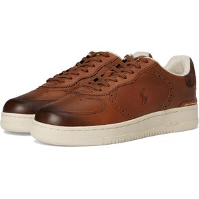 Polo Ralph Lauren, Men, Master Court Brogue, Tan, 13, Medium