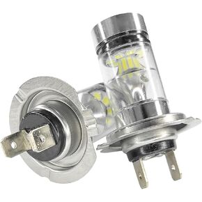 2PCS H7 Bulb Headlight Bulbs Fog Light Bulb, H7 Headlight Bulbs H7 Low Beam Headlight Bulb 12V 100W Daytime Running Lights Front Light Lamp Plug and Play for Most Vehicles (White)