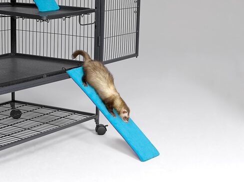 MidWest Homes for Pets Ferret Nation Ramp Cover for Ferret Nation & Critter Nation Small Animal Cages | Ramp Measures 18.25L x 5.5W - Inches, Set of 3 in Saudi Arabia