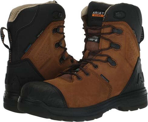 حذاء ARIAT الرجالي MNS Turbo Outlaw مقاس 8 بوصات CSA H2o Ins Ct BRN للحريق والسلامة in Saudi Arabia