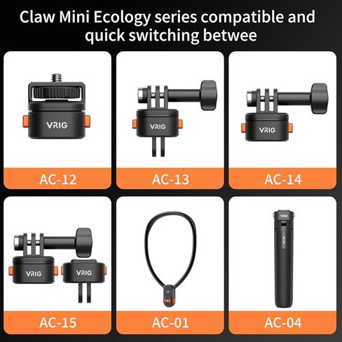 حامل ثلاثي مغناطيسي MG-01 من فريج، محول ثلاثي القوائم 1/4 انش مع حلقة مغناطيسية، فتحات تحديد مواقع متعددة لاري، حجم صغير لسلسلة ايفون 14/13/12 وجميع الموبايلات والحافظات in Kuwait