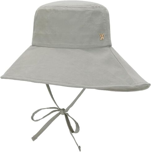 Powder Cotton Unbalanced Wide Brim Floppy Sun Hat Bucket Hat Christy in Saudi Arabia