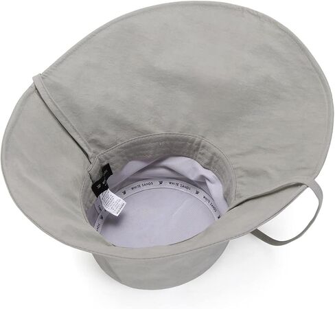 Powder Cotton Unbalanced Wide Brim Floppy Sun Hat Bucket Hat Christy in Saudi Arabia